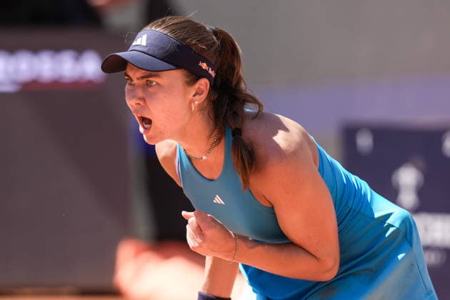 Iva Jovic of United States reacts during the match against Coco Gauff of United States at the Internazionali BNL d Italia 2026 tennis tournament at Foro Italico in Rome (Italy) on May, 11, 2026. AntoniettaxBaldassarre