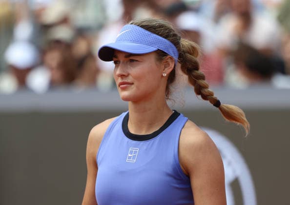 May 11, 2026, Rome, Lazio, Italy: ANNA KALINSKAYA during the match against J. Ostapenko of Latvia in the fourth round of tennis tournament WTA, Tennis Damen 1000 Internazionali BNL DÃ¢â‚¬â ¢Italia, Rome, Italy. Kalinskaya lost 1:6, 2:6 Rome Italy - ZUMAc278 20260511_zsp_c278_074 Copyright: xMarcinxCholewinskix