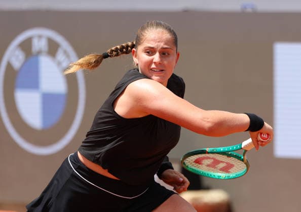 May 11, 2026, Rome, Lazio, Italy: JELENA OSTAPENKO of Latvia during the match against A. Kalinskaya in the fourth round of tennis tournament WTA, Tennis Damen 1000 Internazionali BNL DÃ¢â‚¬â ¢Italia, Rome, Italy. Ostapenko won 6:1, 6:2. Rome Italy - ZUMAc278 20260511_zsp_c278_083 Copyright: xMarcinxCholewinskix
