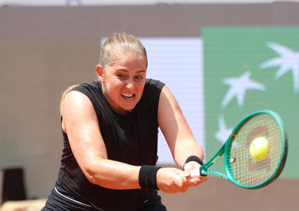 May 11, 2026, Rome, Lazio, Italy: JELENA OSTAPENKO of Latvia during the match against A. Kalinskaya in the fourth round of tennis tournament WTA, Tennis Damen 1000 Internazionali BNL DÃ¢â‚¬â ¢Italia, Rome, Italy. Ostapenko won 6:1, 6:2. Rome Italy - ZUMAc278 20260511_zsp_c278_094 Copyright: xMarcinxCholewinskix