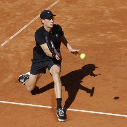 May 11, 2026, Rome, ITALY: Jannik Sinner of Italy in action during his men s singles match against Alexei Popyrin of Australia (not pictured) at the Italian Open tennis tournament in Rome, Italy, 11 May 2026. ANSA FABIO FRUSTACI. Italian Open Tennis Tournament  - ZUMAa110 20260511_zaf_a110_019 Copyright: xFabioxFrustacix