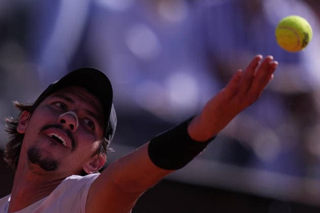 Alexei Papyrin (AUS) during the match between Jannik Sinner (ITA) vs Alexei Papyrin (AUS) at the Italian Open in Rome, Monday, May 11, 2026. (Alfredo Falcone LaPresse)  Copyright: xAlfredoxFalcone LaPressex