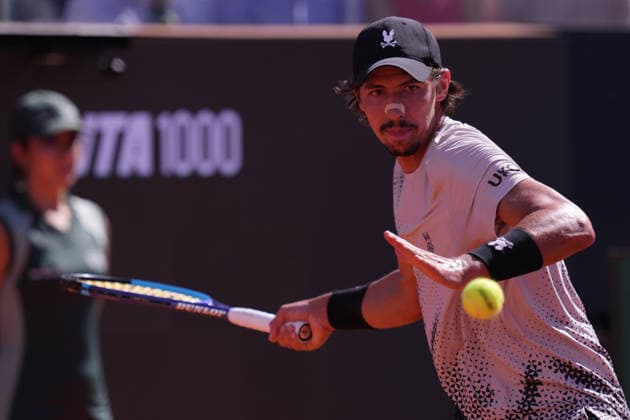 Alexei Papyrin (AUS) during the match between Jannik Sinner (ITA) vs Alexei Papyrin (AUS) at the Italian Open in Rome, Monday, May 11, 2026. (Alfredo Falcone LaPresse)  Copyright: xAlfredoxFalcone LaPressex