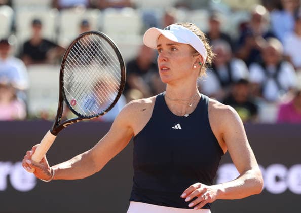 May 11, 2026, Rome, Lazio, Italy: ELINA SVITOLINA of Ukraine during the match against N. Bartunkova of Czech Republic in the fourth round of tennis tournament WTA, Tennis Damen 1000 Internazionali BNL DÃ¢â‚¬â ¢Italia, Rome, Italy. Svitolina won 6:2, 6:3. Rome Italy - ZUMAc278 20260511_zsp_c278_099 Copyright: xMarcinxCholewinskix