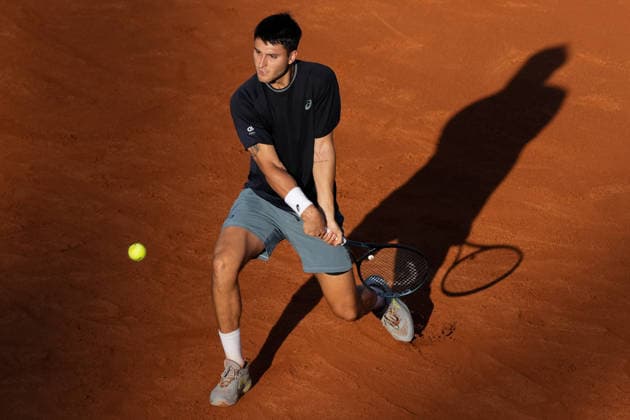 Pablo Llamas Ruiz of Spain during the match against Daniil Medvedev of Russia at the Internazionali BNL d Italia 2026 tennis tournament at Foro Italico in Rome (Italy) on May, 11, 2026. AntoniettaxBaldassarre