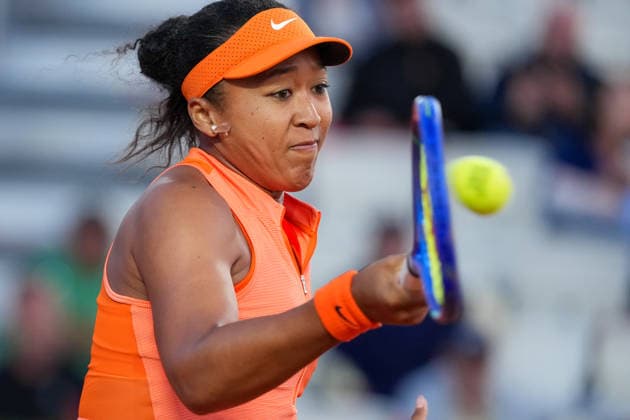 Naomi Osaka of Japan during the match against Iga Swiatek of Poland at the Internazionali BNL d Italia 2026 tennis tournament at Foro Italico in Rome (Italy) on May, 11, 2026. AntoniettaxBaldassarre
