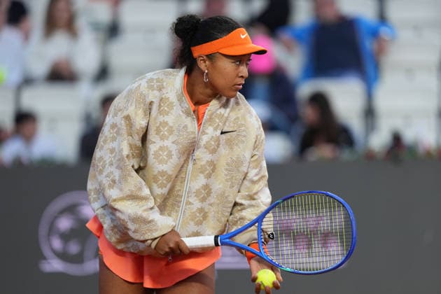 Naomi Osaka of Japan during the match against Iga Swiatek of Poland at the Internazionali BNL d Italia 2026 tennis tournament at Foro Italico in Rome (Italy) on May, 11, 2026. AntoniettaxBaldassarre