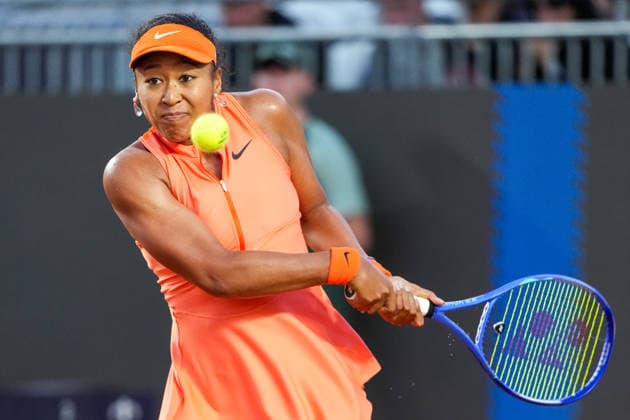Naomi Osaka of Japan during the match against Iga Swiatek of Poland at the Internazionali BNL d Italia 2026 tennis tournament at Foro Italico in Rome (Italy) on May, 11, 2026. AntoniettaxBaldassarre