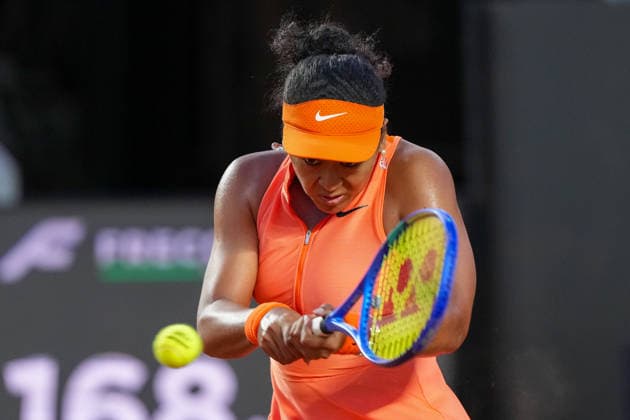 Naomi Osaka of Japan during the match against Iga Swiatek of Poland at the Internazionali BNL d Italia 2026 tennis tournament at Foro Italico in Rome (Italy) on May, 11, 2026. AntoniettaxBaldassarre