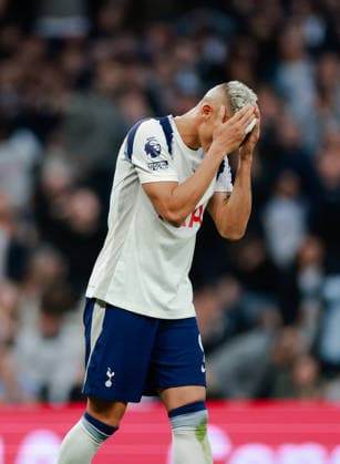 Premier League 2025 26 Tottenham Hotspur v Leeds United Tottenham Hotspur Stadium 11.05.2026 Richarlison of Tottenham Hotspur Premier League 2025 26 Tottenham Hotspur v Leeds United Tottenham Hotspur Stadium 11.05.2026 Photograph By Marc Aspland The Times  Copyright: xMarcxAsplandx NINTCHDBPICT001079902179