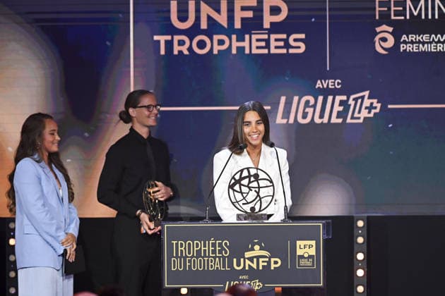 Trophee UNFP 2026 Justine ROUQUET during the 2026 UNFP Trophy ceremony at Palais Brongniart on May 11, 2026 in Paris, France. Paris France  Copyright: xFEPx 776493480