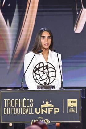 Trophee UNFP 2026 Justine ROUQUET during the 2026 UNFP Trophy ceremony at Palais Brongniart on May 11, 2026 in Paris, France. Paris France  Copyright: xFEPx 776493480