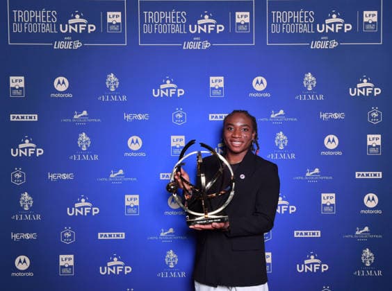 Trophee UNFP 2026 Melchie DUMORNAY during the 2026 UNFP Trophy ceremony at Palais Brongniart on May 11, 2026 in Paris, France. Paris France  Copyright: xFEPx 776493480