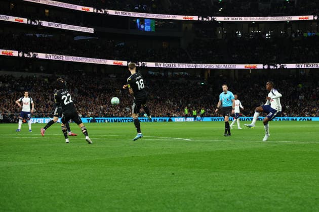Premier League: Tottenham Hotspur v Leeds United LONDON, UK - 11th May 2026: Mathys Tel of Tottenham Hotspur scores his side s first goal during the Premier League match between Tottenham Hotspur FC and Leeds United FC at Tottenham Hotspur Stadium London Tottenham Hotspur Stadium England United Kingdom Copyright: xCraigxMercerx xPeakxActionxPhotosx
