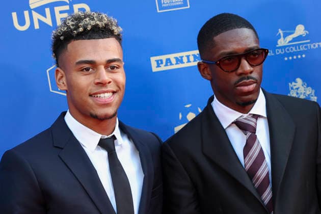 FOOTBALL : 34e edition des Trophees UNFP - Paris - 11 05 2026 Desire Doue (PSG) - Ousmane Dembele (PSG) ParisFrance  Copyright: xMichaelxBaucherx