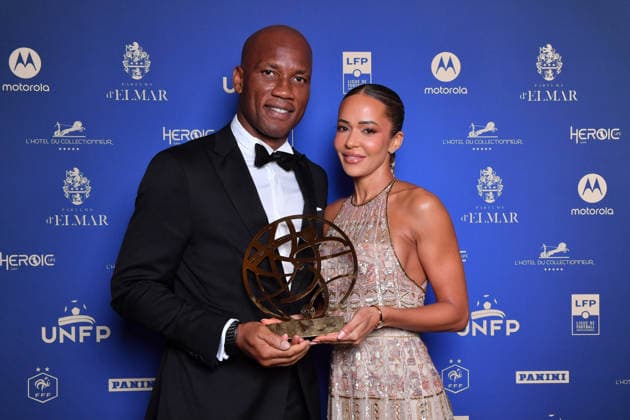 Trophee UNFP 2026 Gabrielle LEMAIRE - Didier DROGBA during the 2026 UNFP Trophy ceremony at Palais Brongniart on May 11, 2026 in Paris, France. Paris France  Copyright: xFEPx 776493480