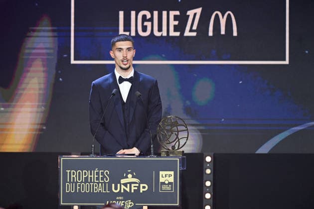 Trophee UNFP 2026 40 Robin RISSER (rcl) during the 2026 UNFP Trophy ceremony at Palais Brongniart on May 11, 2026 in Paris, France. Paris France  Copyright: xFEPx 776493480