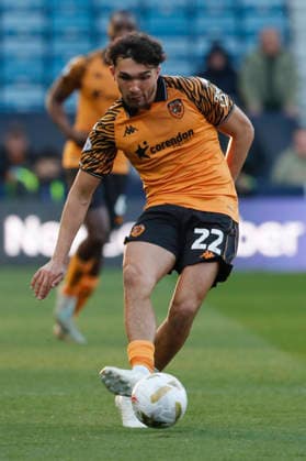 Millwall v Hull City Sky Bet Championship Kyle Joseph of Hull City in action during the Sky Bet Championship Play-Off Semi-Final Second Leg match at The Den, London 11 05 2026 UK Newspapers OUT Copyright: xPaulxChestertonx FIL-23419-0268