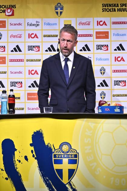 STOCKHOLM, SWEDEN 20260512 national team, Nationalteam captain Graham Potter presents Sweden s squad for the World Cup at a press conference, PK, Pressekonferenz at Posthuset on Tuesday. STOCKHOLM SWEDEN x10430x