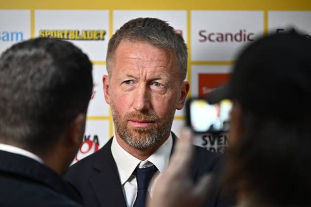 STOCKHOLM, SWEDEN 20260512 national team, Nationalteam captain Graham Potter presents Sweden s squad for the World Cup at a press conference, PK, Pressekonferenz at Posthuset on Tuesday. STOCKHOLM SWEDEN x10430x