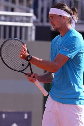Alexander Zverev during the match between Luciano Darderi (ITA) vs Alexander Zverev (GER) at the Italian Open in Rome, Tuesday, May 12, 2026. (Alfredo Falcone LaPresse)  Copyright: xAlfredoxFalcone LaPressex