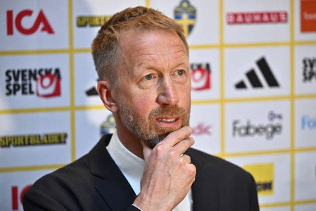 STOCKHOLM, SWEDEN 20260512 national team, Nationalteam captain Graham Potter presents Sweden s squad for the World Cup at a press conference, PK, Pressekonferenz at Posthuset on Tuesday. STOCKHOLM SWEDEN x10430x