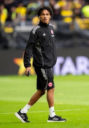 Jean-Matteo Bahoya (Eintracht Frankfurt, 19) Borussia Dortmund - Eintracht Frankfurt, 33. Spieltag, 1. Bundesliga in Dortmund, Signal Iduna Park DFL regulations prohibit any use of photographs as image sequences and or quasi-video. Copyright: HMBxMedia xMarcoxBader