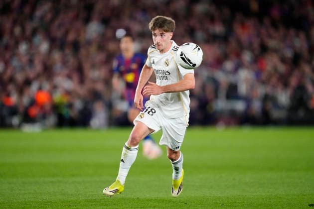 FC Barcelona, Barca v Real Madrid CF - LaLiga EA Sports Cesar Palacios attacking midfield of Real Madrid and Spain during the LaLiga EA Sports match between FC Barcelona and Real Madrid CF at Spotify Camp Nou on May 10, 2026 in Barcelona, Spain. Barcelona Spain  Copyright: xJosexBretonx originalFilename:bretonhernandez-fcbarcel260510_nppcK.jpg