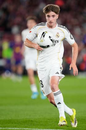 FC Barcelona, Barca v Real Madrid CF - LaLiga EA Sports Cesar Palacios attacking midfield of Real Madrid and Spain during the LaLiga EA Sports match between FC Barcelona and Real Madrid CF at Spotify Camp Nou on May 10, 2026 in Barcelona, Spain. Barcelona Spain  Copyright: xJosexBretonx originalFilename:bretonhernandez-fcbarcel260510_npqQO.jpg