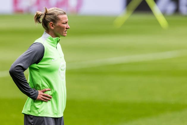 Abschlusstraining VfL Wolfsburg; 13.05.2026 Alexandra Popp (VfL Wolfsburg, 11) DFB-Pokal 46. Finale der Frauen, VfL Wolfsburg - FC Bayern München, Abschlusstraining VfL Wolfsburg, Köln, RheinEnergiestadion am 13.05.2026 Copyright: xBEAUTIFULxSPORTS Wunderlx