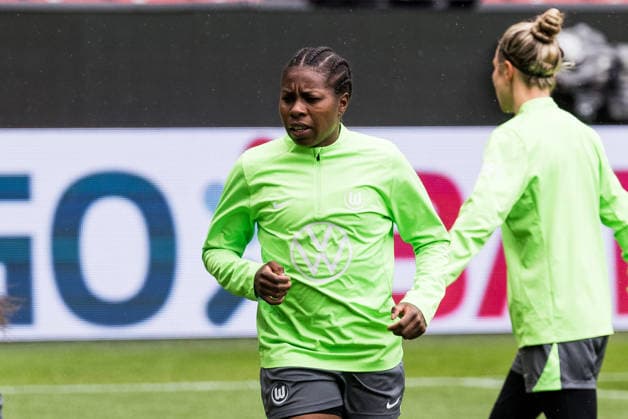 Abschlusstraining VfL Wolfsburg; 13.05.2026 Lineth Beerensteyn (VfL Wolfsburg, 9) DFB-Pokal 46. Finale der Frauen, VfL Wolfsburg - FC Bayern München, Abschlusstraining VfL Wolfsburg, Köln, RheinEnergiestadion am 13.05.2026 Copyright: xBEAUTIFULxSPORTS Wunderlx