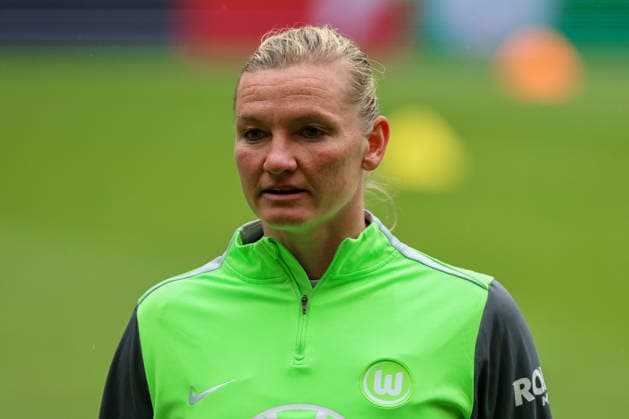 Köln, Deutschland: 13. Mai 2026 - 46. DFB Pokal Finale der Frauen 2026 - VfL Wolfsburg Frauen vs. FC Bayern München Frauen - Abschlusstraining Im Bild: Alexandra Popp (VfL) Copyright: HMBxMedia MadeleinexFantini