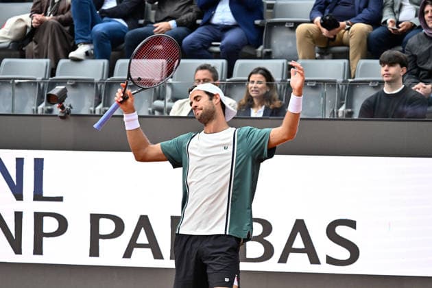 Foto IPP Cavaliere Emiliano. Roma 13 05 2026. Tennis Internazionali d Italia 2026. Nella foto: Karen Khachanov. Italy Photo Press - World Copyright italy ITALY  Copyright: xR4924_italyphotopressx