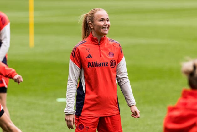 Abschlusstraining FC Bayern München; 13.05.2026 Glodis Perla Viggosdottir (FC Bayern München, 4) DFB-Pokal 46. Finale der Frauen, VfL Wolfsburg - FC Bayern München, Abschlusstraining FC Bayern München, Köln, RheinEnergiestadion am 13.05.2026 Copyright: xBEAUTIFULxSPORTS Wunderlx