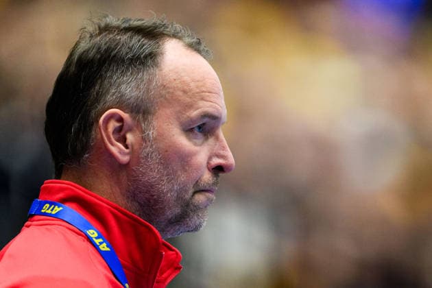 260513 Head coach Dagur Sigurdsson of Croatia during the International Friendly, Länderspiel, Nationalmannschaft handball match between Sweden and Croatia on May 13, 2026 in Kristianstad. Photo: Petter Arvidson BILDBYRAN kod PA PA1213 handball handboll handball träningsmatch sverige sweden croatia friendly match sverige bbeng sverige sweden Copyright: PETTERxARVIDSON BB260513PA072