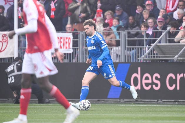 Stade Brestois 29 v RC Strasbourg Alsace - Ligue 1 McDonald s 2025 2026 29 Samir EL MOURABET (rcsa) during the Ligue 1 McDonald s match between Brest and Strasbourg at Stade Francis Le Ble on May 13, 2026 in Brest, France. Brest France  Copyright: xEwenxGavetx 776496228