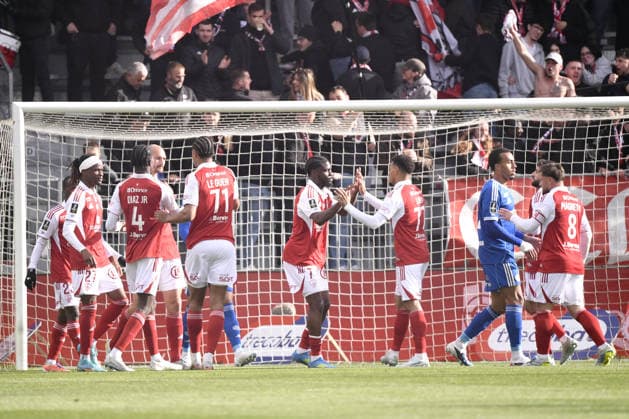 Stade Brestois 29 v RC Strasbourg Alsace - Ligue 1 McDonald s 2025 2026 07 Junior DINA EBIMBE (sb29) during the Ligue 1 McDonald s match between Brest and Strasbourg at Stade Francis Le Ble on May 13, 2026 in Brest, France. Brest France  Copyright: xEwenxGavetx 776496228