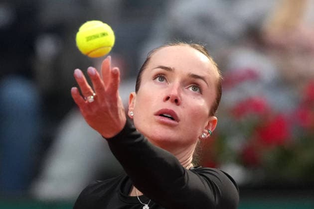 Elina Svitolina of Ukraine during the match against Elena Rybakina of Kazakhstan at the Internazionali BNL d Italia 2026 tennis tournament at Foro Italico in Rome (Italy) on May, 13, 2026. AntoniettaxBaldassarre