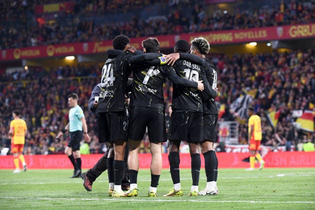 RC Lens v Paris Saint-Germain - Ligue 1 McDonald s 2025 2026 Equipe de football du PSG during the Ligue 1 McDonald s match between Lens and Paris at Stade Bollaert-Delelis on May 13, 2026 in Lens, France. Lens France  Copyright: xFEPx 776348352