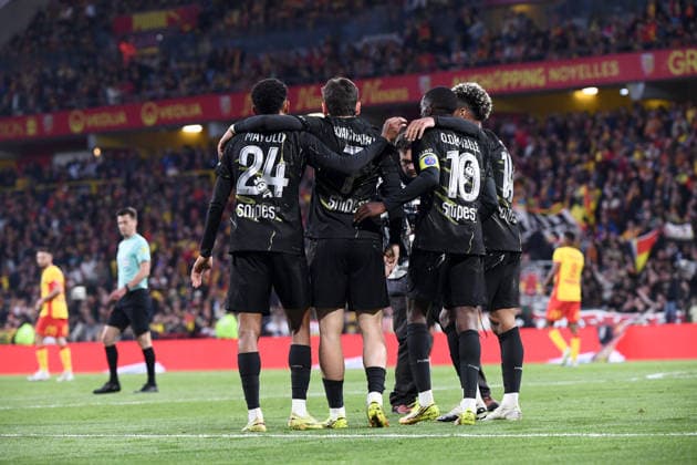 RC Lens v Paris Saint-Germain - Ligue 1 McDonald s 2025 2026 Equipe de football du PSG during the Ligue 1 McDonald s match between Lens and Paris at Stade Bollaert-Delelis on May 13, 2026 in Lens, France. Lens France  Copyright: xFEPx 776348352