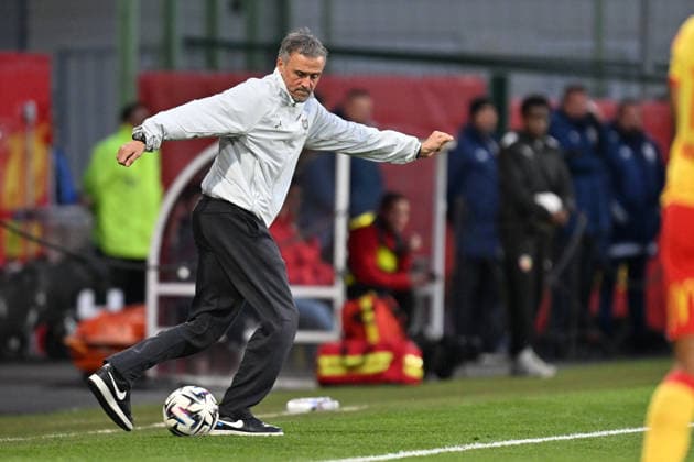260513 RC Lens vs PSG Head Coach Luis Enrique Martinez Garcia of PSG pictured during the French Mc Donalds Ligue 1 season 2025 - 2026 matchday 29 game between Racing Club De Lens and Paris Saint-Germain on May 13 , 2026 in Lens, France. (Photo by David Catry Isosport) Lens France  Copyright: xDavidxCatryx 20260513DC2_3038