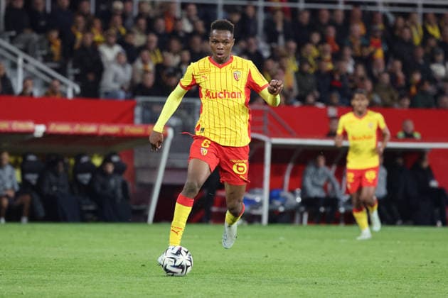FOOTBALL : RC Lens vs Paris Saint-Germain - Ligue 1 J29 - 13 05 2026 Mamadou SANGARE (RC Lens) lors du match RC Lens vs Paris Saint-Germain, Ligue 1 J29, stade Bollaert-Delelis, le 13 mai 2026 - photo Laurent Sanson PsnewZ  Copyright: xLaurentxSANSONx xPsnewZx