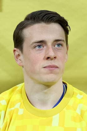 ELLIOT STROUD, Svezia, Qualificazioni Mondiali 2026, World Cup Qualifying, Sweden-Poland 3-2, Primo piano, Head shot, Close up QUALIFICAZIONI MONDIALI 2026 SVEZIA-POLONIA 3-2