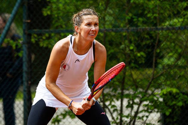 Mikulskyte, Justina LTU (LTTC Rot-Weiß ), 1. Bundesliga Damen: LTTC Rot-Weiß vs. BW DD Blasewitz, Berlin, LTTC Rot-Weiß , 14.05.2026, Copyright: xClaudioxGärtnerx