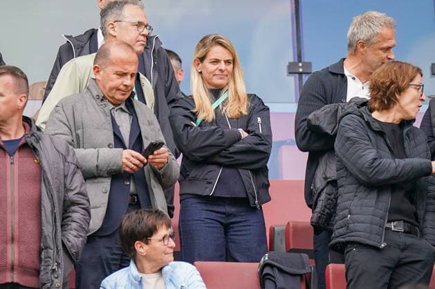 Deutschland: Fussball DFB Pokal Frauen 2025 - 2026, Finale - VfL Wolfsburg vs FC Bayern München - Rhein-Energie-Stadion (Köln): Nia Künzer, DFB-Sportdirektorin Copyright: xJOERANxSTEINSIEKx