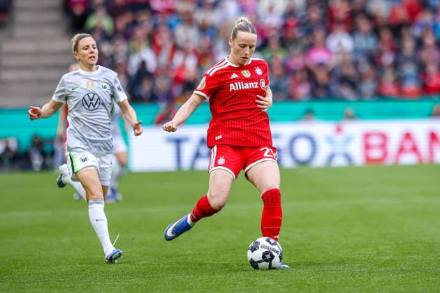 2026.05.14, xkwix, Fußball, Finale DFB-Pokal Frauen, VfL Wolfsburg - FC Bayern München, Saison 2025 2026, Rhein-Energie-Stadion in Köln: Magdalena Eriksson (FC Bayern München Frauen 5) DFB regulations prohibit any use of photographs as image sequences and or quasi-video. Photo: xKamilxWilkowskixPressefotoKochx Nordrhein-Westfalen Deutschland