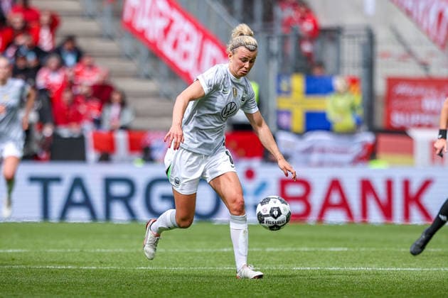 2026.05.14, xkwix, Fußball, Finale DFB-Pokal Frauen, VfL Wolfsburg - FC Bayern München, Saison 2025 2026, Rhein-Energie-Stadion in Köln: Lena Lattwein (VfL Wolfsburg Frauen 8) DFB regulations prohibit any use of photographs as image sequences and or quasi-video. Photo: xKamilxWilkowskixPressefotoKochx Nordrhein-Westfalen Deutschland