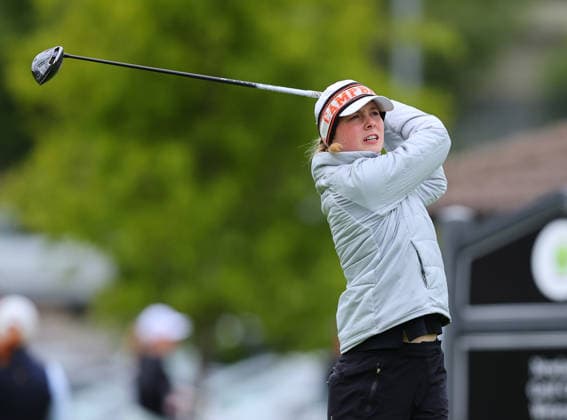 REPRO FREE *PRESS RELEASE NO REPRODUCTION FEE* EDITORIAL USE ONLY Flogas Irish Women s Amateur Open, Newlands Golf Club, Dublin 15 5 2026 Evie McCallum Evie McCallum 15 5 2026  Copyright: x INPHO TomxO™Hanlonx V1463287