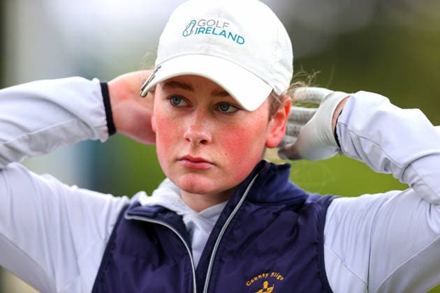 REPRO FREE *PRESS RELEASE NO REPRODUCTION FEE* EDITORIAL USE ONLY Flogas Irish Women s Amateur Open, Newlands Golf Club, Dublin 15 5 2026 Maebh McLoughlin Maebh McLoughlin 15 5 2026  Copyright: x INPHO TomxO™Hanlonx V1465206