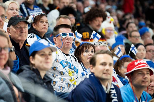 LKS 20260515 Spectators during the 2026 IIHF Ice hockey, Eishockey World Championships preliminary round group A match between Finland and Germany in Zurich, Switzerland on May 15, 2026. - RONI REKOMAA Zürich Switzerland F1nrc_QXa8Y  Copyright: xRonixRekomaax F1nrc_QXa8Y